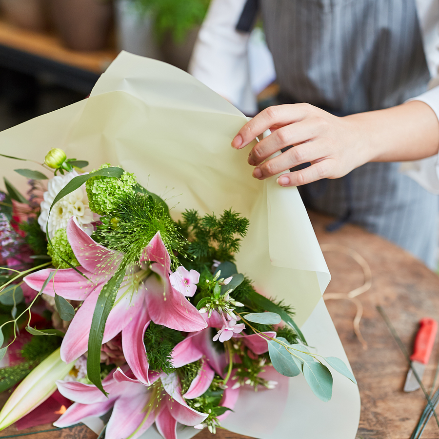 Vendeur fleuriste - Photo 1